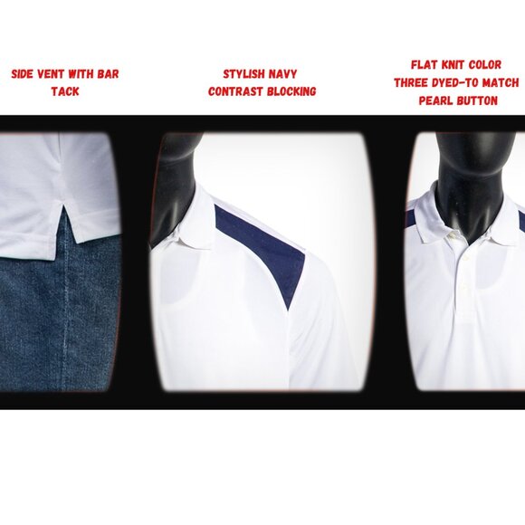 Polo for Women's PREMIUM PERFORMANCE WITH STYLE (PUW 605) - Picture 5 of 8